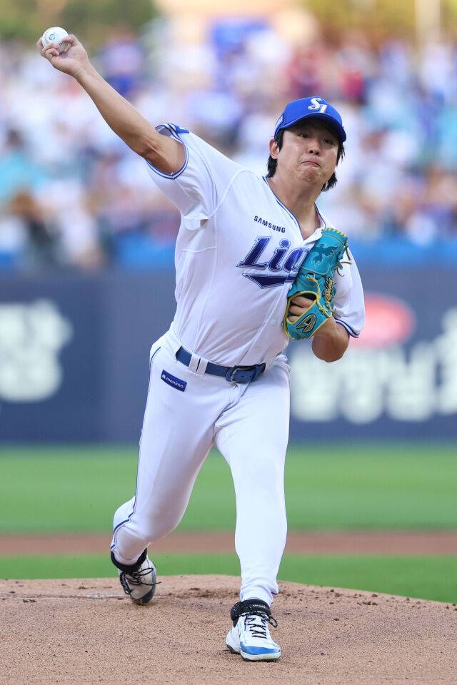 양창섭이 7월 29일 대구 KIA 타이거즈전 공을 던지고 있다./삼성 라이온즈 제공