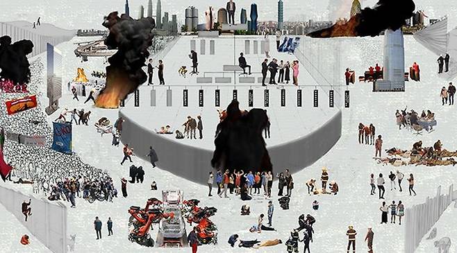 함양아, 〈정의되지 않은 파노라마 2.0〉 비디오 스틸, 2019, 단채널 비디오, 컬러, 사운드(2026 리마스터링), 7분. 작가 제공. *재판매 및 DB 금지