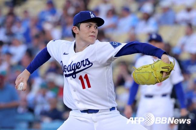 LA 다저스 사사키 로키. /AFPBBNews=뉴스1