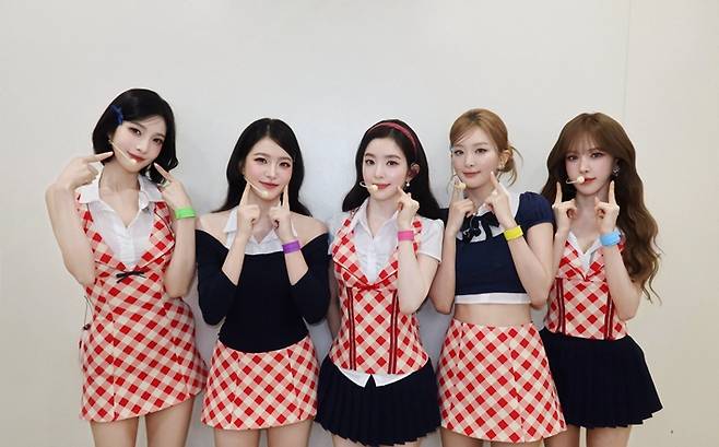 지난달 31일부터 이달 2일까지 서울 성북구 고려대 화정체육관에서 팬 콘서트를 열고 팬들을 만난 그룹 레드벨벳. 레드벨벳 공식 트위터
