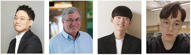 고동연 카이스트 교수, 앨런 해튼 MIT 교수, 박인환 카이스트 박사과정생, 이영훈 MIT 박사(왼쪽부터). 카이스트 제공
