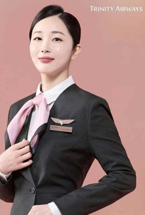 트리니티항공의 새로운 유니폼이 공개됐다. [사진=트리니티항공 인스타그램]