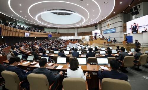 경기도의회 본회의.&nbsp;경기도의회 제공