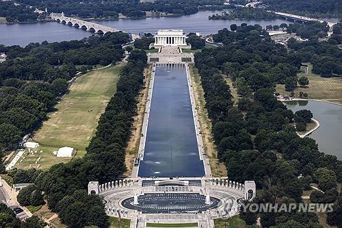미국 워싱턴DC의 리플렉팅 풀 [EPA=연합뉴스 자료사진. 재판매 및 DB 금지]