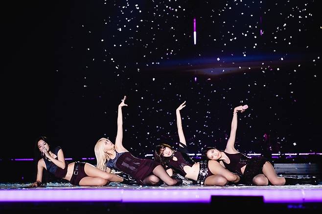 블랙핑크 도쿄돔 콘서트. [연합]