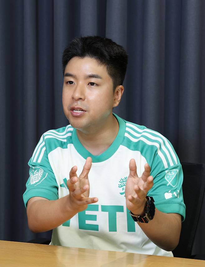 임형철 쿠팡플레이 축구 해설위원·EA SPORTS FC 한국어 해설. 박해윤 기자
