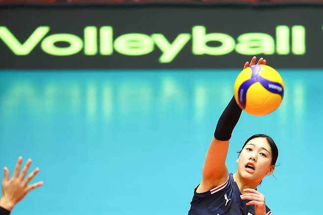 공격하는 손서연. 사진=FIVB