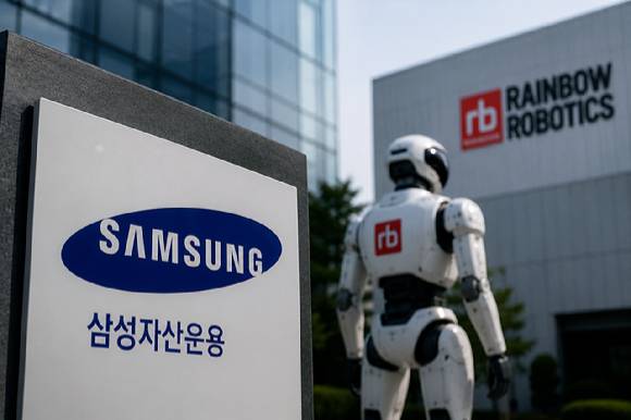 삼성자산운용이 레인보우로보틱스 주총에서 의결권을 일괄 불행사했다 [사진=챗GPT]