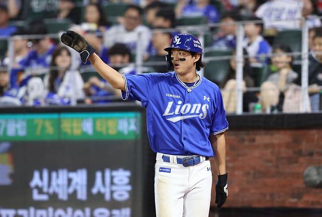 삼성 구자욱은 올해 데뷔 후 자신의 최고 타율과 더불어 타이틀까지 도전한다. 사진제공ㅣ삼성 라이온즈
