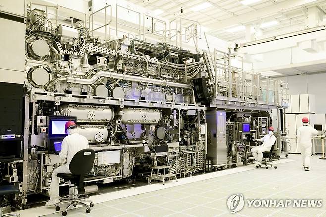 미국 공장의 EUV 노광장비 [로이터=연합뉴스 자료사진. 재판매 및 DB 금지]
