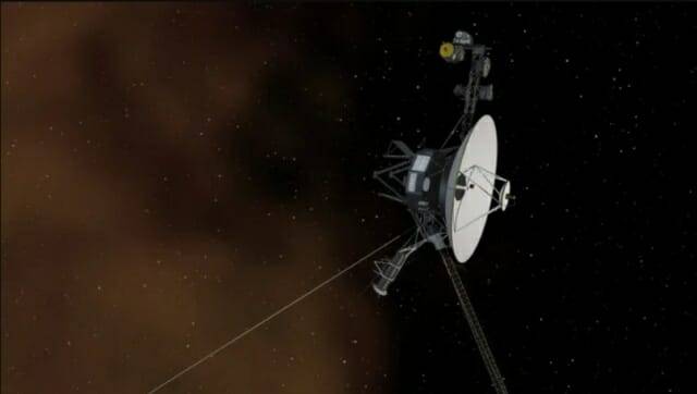 현재 지구에서 약 142천문단위(AU) 떨어져 우주를 항해 중인 보이저 2호의 모습 (출처=NASA/JPL-칼텍)