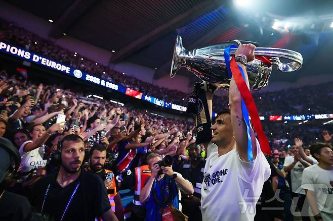 지난 시즌 UCL 우승 팀 PSG ⓒ AFP=뉴스1