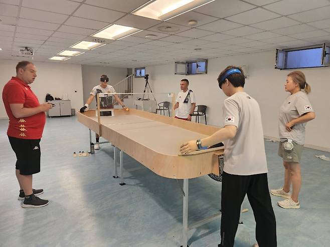 2025년 IBSA 쇼다운 월드챔피언십 경기가 진행되고 있는 모습. 한국시각장애인스포츠연맹 제공
