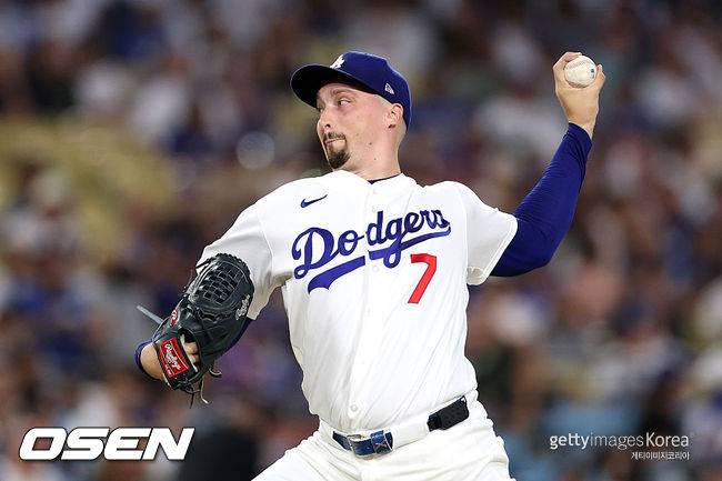 [사진] LA 다저스 블레이크 스넬. ⓒGettyimages(무단전재 및 재배포 금지)