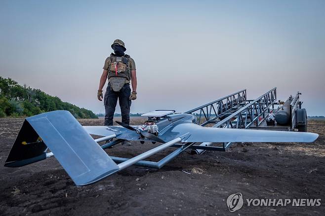 우크라이나군의 드론 작전 준비 [AP=연합뉴스 자료사진. 재판매 및 DB 금지]