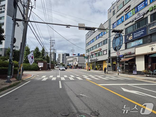13일 찾은 경기 남양주시 와부읍 일대. 왕복 4차로 도로는 출퇴근 시간대마다 극심한 교통난을 겪고있다.2026.08.13./뉴스1 양희문 기자