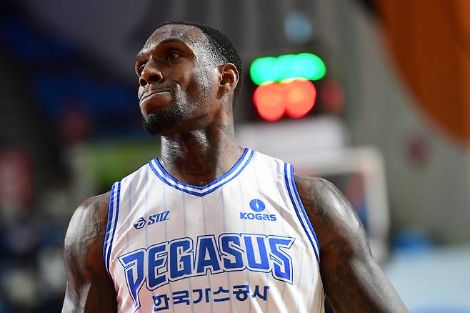 2025~2026시즌 가스공사에서 뛴 라건아. 사진 | KBL