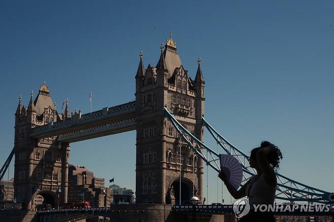 런던 폭염  [AP=연합뉴스. 재판매 및 DB 금지]