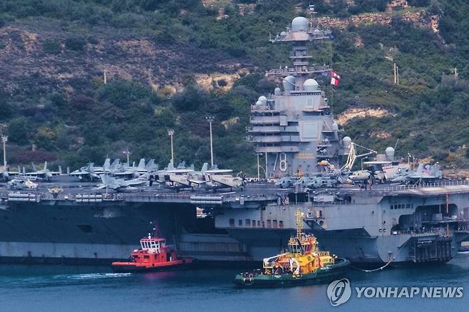 미국 항공모함 제럴드 R. 포드호 [AP=연합뉴스 자료사진. 재판매 및 DB 금지]