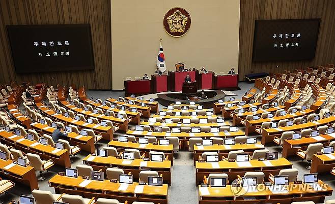 국회 본회의장 [연합뉴스 자료사진]