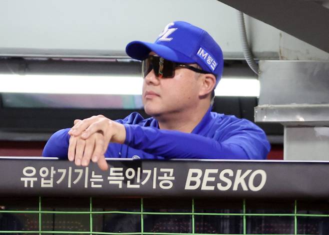 박진만 삼성 감독. 연합뉴스