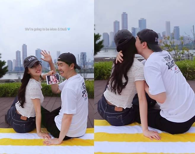 이상호 김자연 임신 초음파 사진