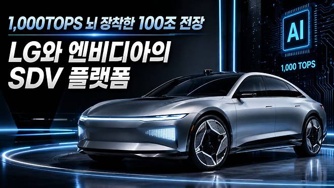 1000TOPS 뇌 장착한 100조 전장 Al LG와 엔비디아의 SDV 플랫폼