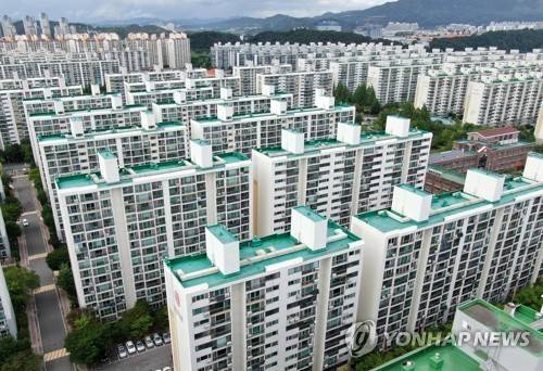 대전 둔산동 아파트 단지  [연합뉴스 자료사진]