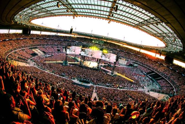 O BTS realizou o show de encerramento de sua turnê europeia no Stade de France, em Paris, no dia 18 do mês passado. Foto: Big Hit Music (HYBE).