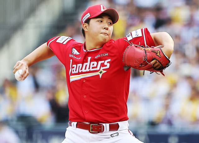 SSG의 김민준. SSG 제공