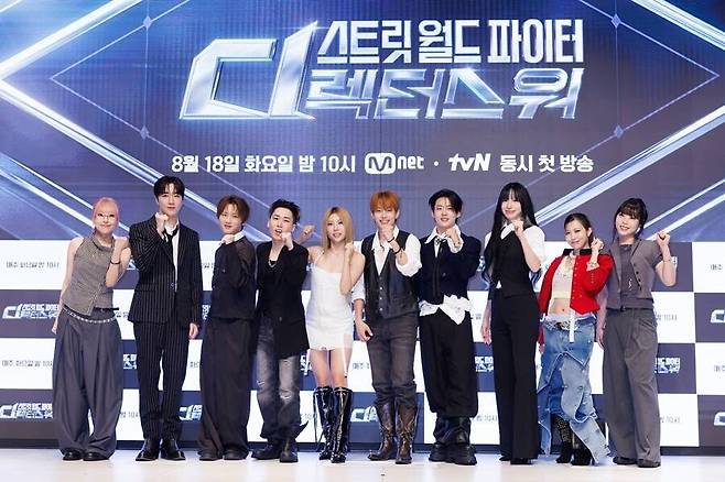 ▲ 스트릿 월드 파이터 : 디렉터스 워 출연 안무가. 제공| Mnet