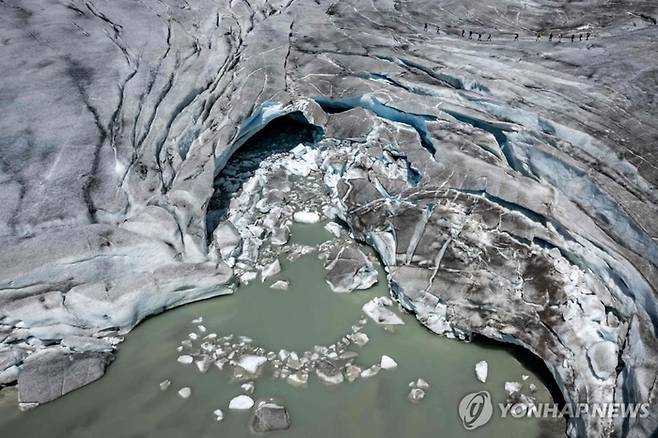 스위스 알프스 론 빙하. [AFP 연합뉴스]