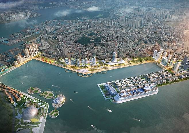 인천항 내항재개발 상세 조감도 [IPA 제공]