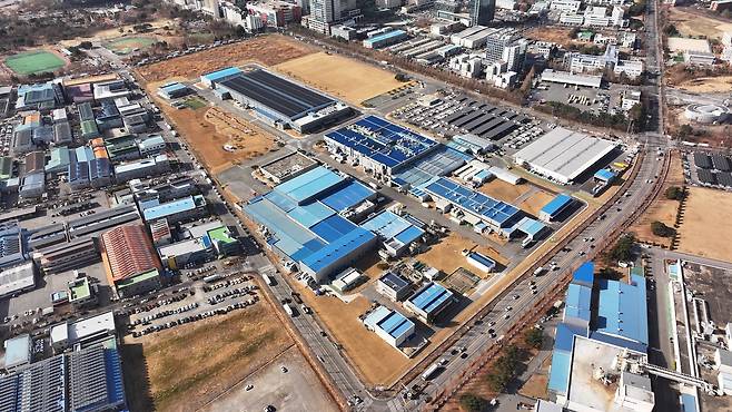 삼성전자, 광주에 플랙트그룹 HVAC 신규 생산라인 구축 삼성전자 광주사업장 제3캠퍼스 전경 [출처 = 삼성전자]