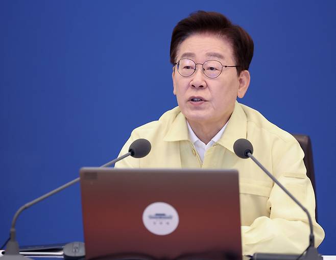 ▲ 이재명 대통령이 18일 청와대에서 열린 제1회 을지국무회의에서 발언하고 있다. 2026.8.18 [청와대통신사진기자단]