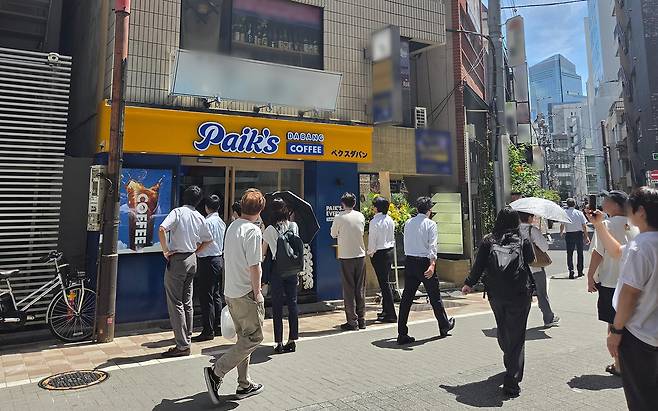 일본 빽다방 2호점(도쿄 칸다점) 전경 [빽다방 제공]