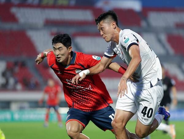■ 매치 오브 라운드 : 무패 행진 중인 두 팀, '제주SK vs 김천상무'.(사진제공=한국프로축구연맹)