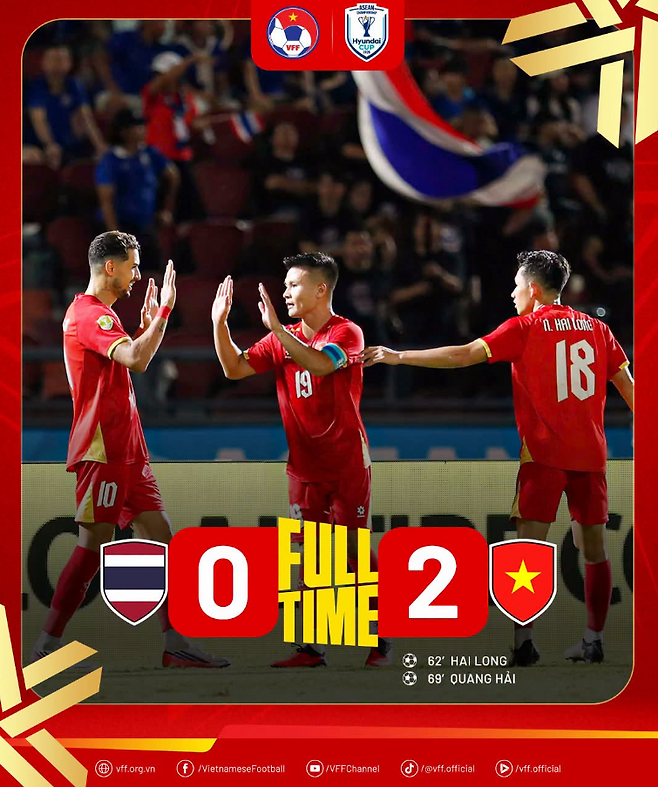 베트남 축구협회 페이스북 캡처