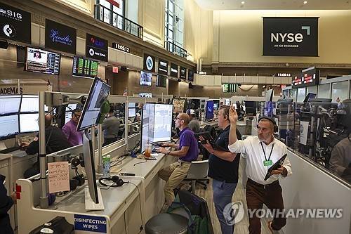 미국 뉴욕증권거래소(NYSE) [EPA=연합뉴스 자료사진. DB 및 재판매 금지]