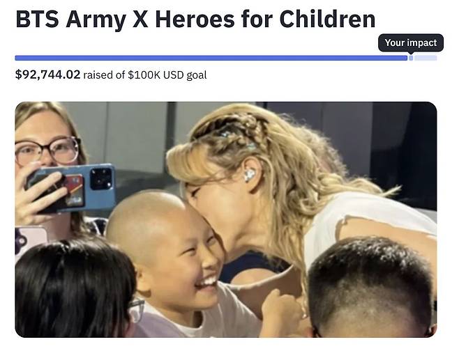A organização Heroes for Children está atualmente realizando uma campanha de arrecadação de fundos com o Exército para ajudar crianças com câncer pediátrico. Foto: Heroes for Children