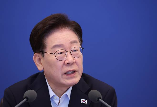 이재명 대통령 민주당 지도부 만찬