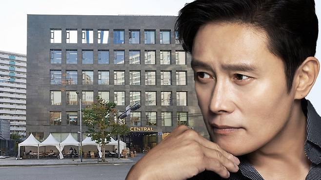 고급 주거지와 압구정동을 잇는 옥수동 독서당로 대로변에 위치한 이병헌 건물. 네이버부동산·BH엔터테인먼트 제공