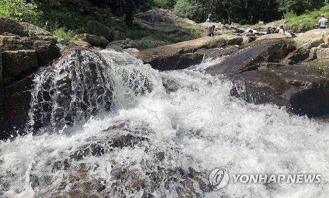팔공산 계곡 복원 전경