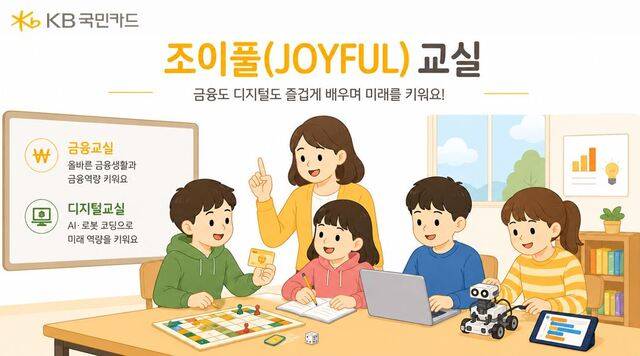 KB국민카드의 ‘조이풀 교실’ 이미지. /KB국민카드 제공