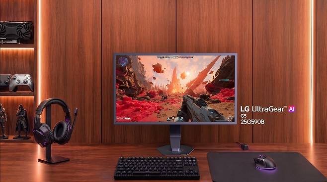 LG전자 게이밍 모니터 신제품 'LG 울트라기어 25G590B'. [이미지=LG전자]