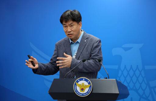한동훈 경찰청 국가수사본부 12·29 여객기 참사 특별수사단장이 26일 서울 서대문구 경찰청에서 브리핑을 하고 있다. 뉴시스