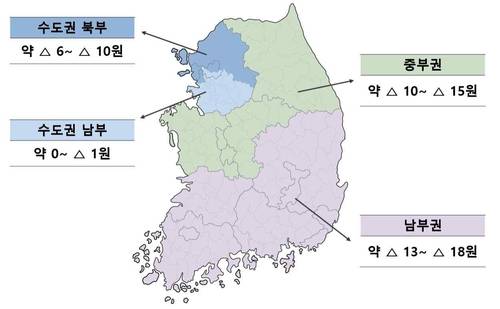 산업용 지역 요금제 방안. [기후에너지환경부 제공. 재판매 및 DB 금지]