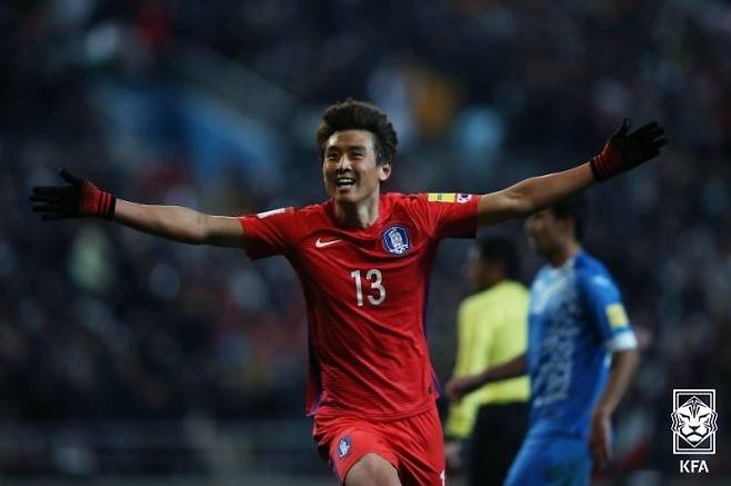 구자철의 국가대표 선수 시절. 사진=대한축구협회 제공