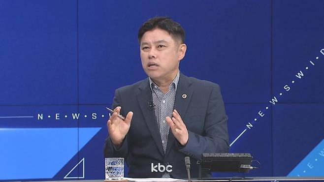 ▲ 27일 KBC <뉴스와이드>에 출연한 서정성 대한의사협회 부회장
