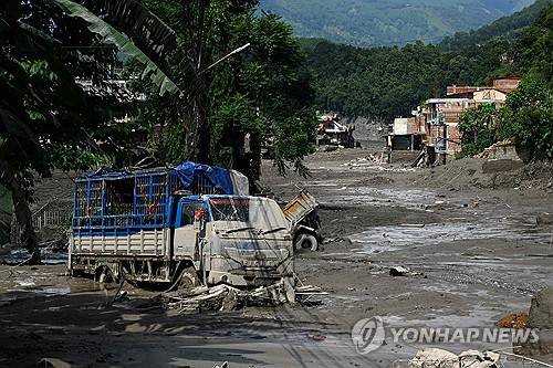 네팔 대홍수 피해 지역 [연합뉴스 제공]